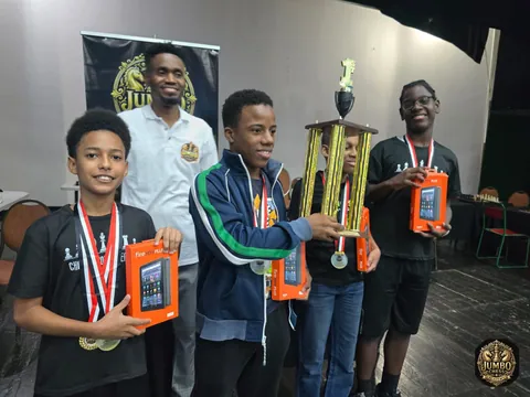 The tall trophy